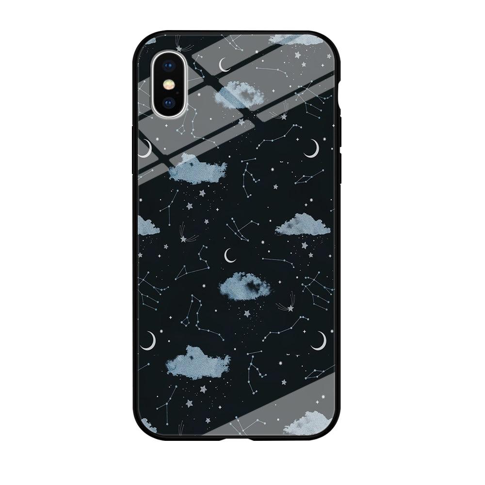 Galaxy Art 001 iPhone Xs Case-Tempered Glass Case-Xtracase