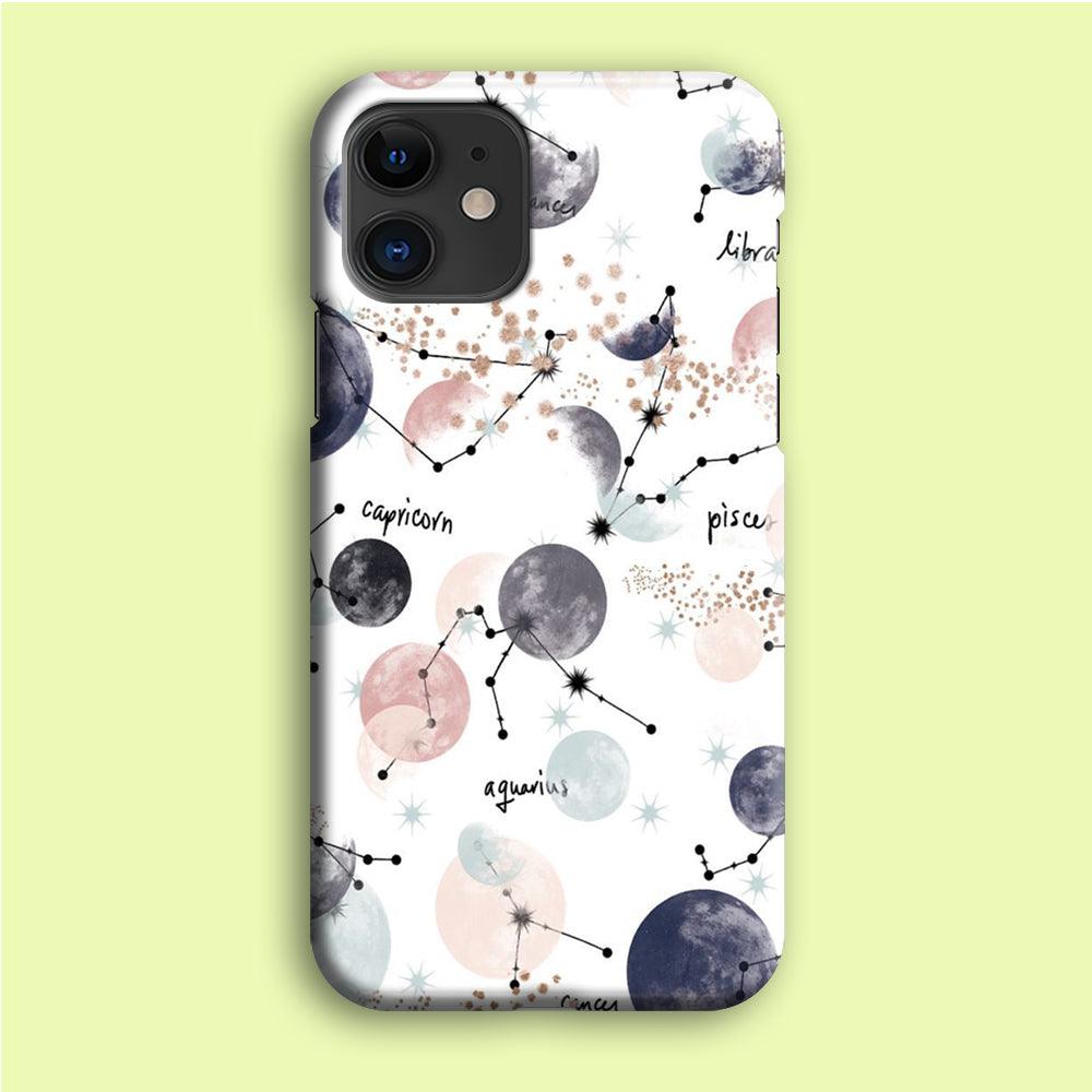 Galaxy Art 002 iPhone 12 Case-Plastic / Full Wrap (3D Case)-Xtracase
