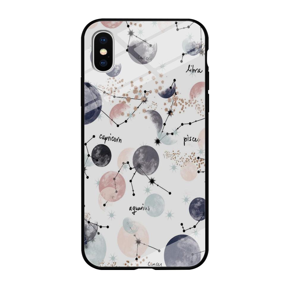Galaxy Art 002 iPhone X Case-Tempered Glass Case-Xtracase
