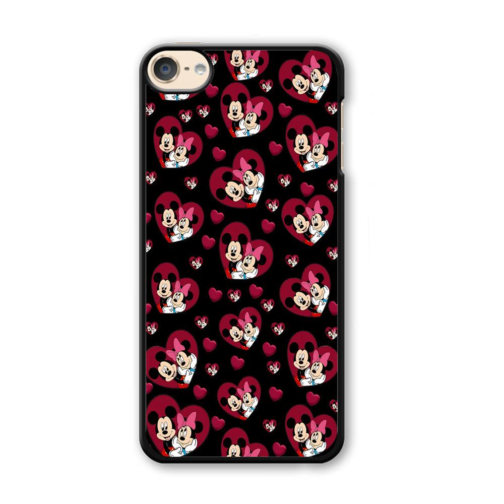 Girly Mickey Mouse Couple iPod Touch 6 Case-Plastic / Full Wrap (3D Case)-Xtracase