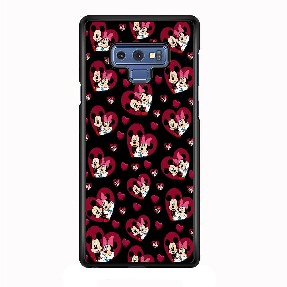 Girly Mickey Mouse Couple Samsung Galaxy Note 9 Case-Plastic / Full Wrap (3D Case)-Xtracase