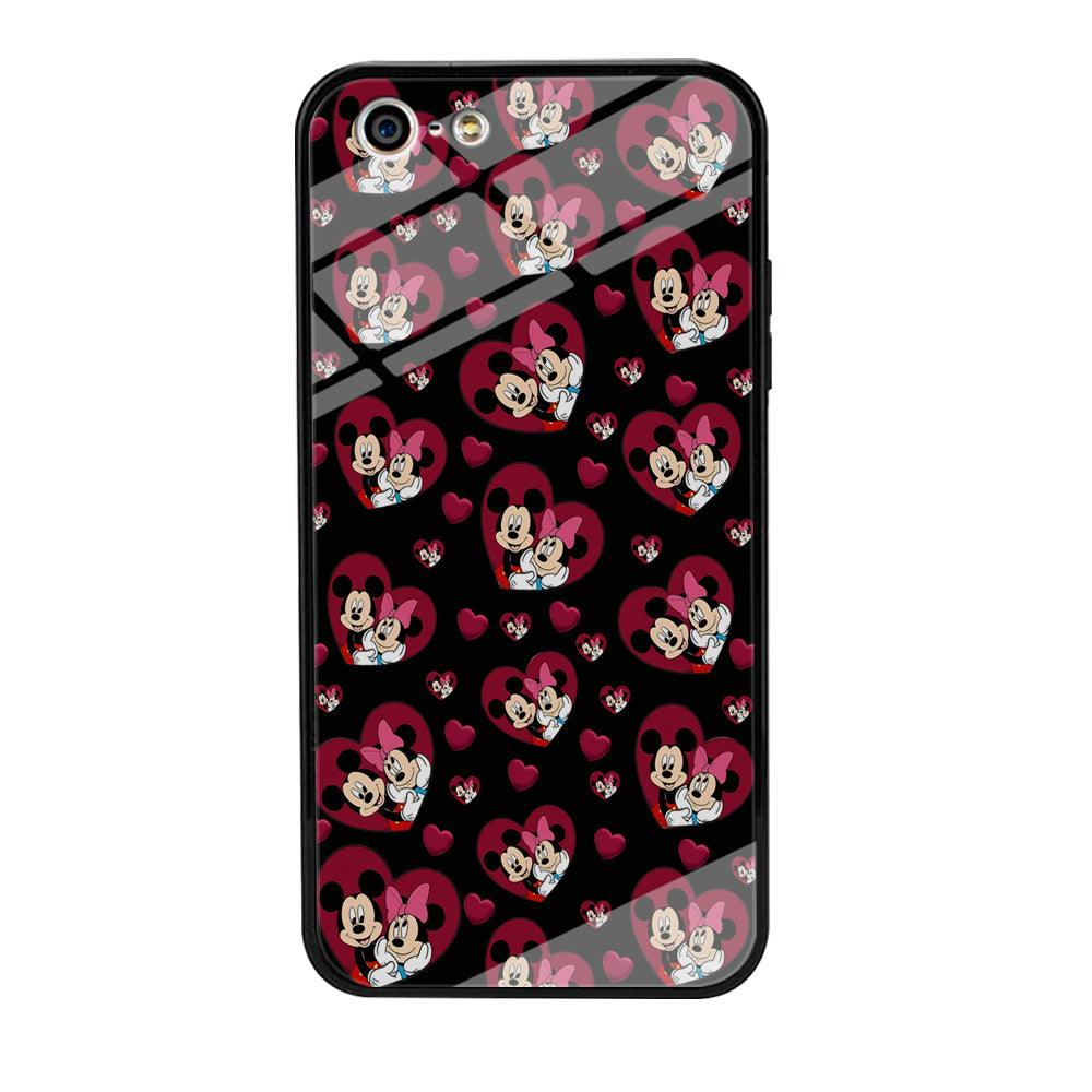 Girly Mickey Mouse Couple iPhone 5 | 5s Case-Tempered Glass Case-Xtracase