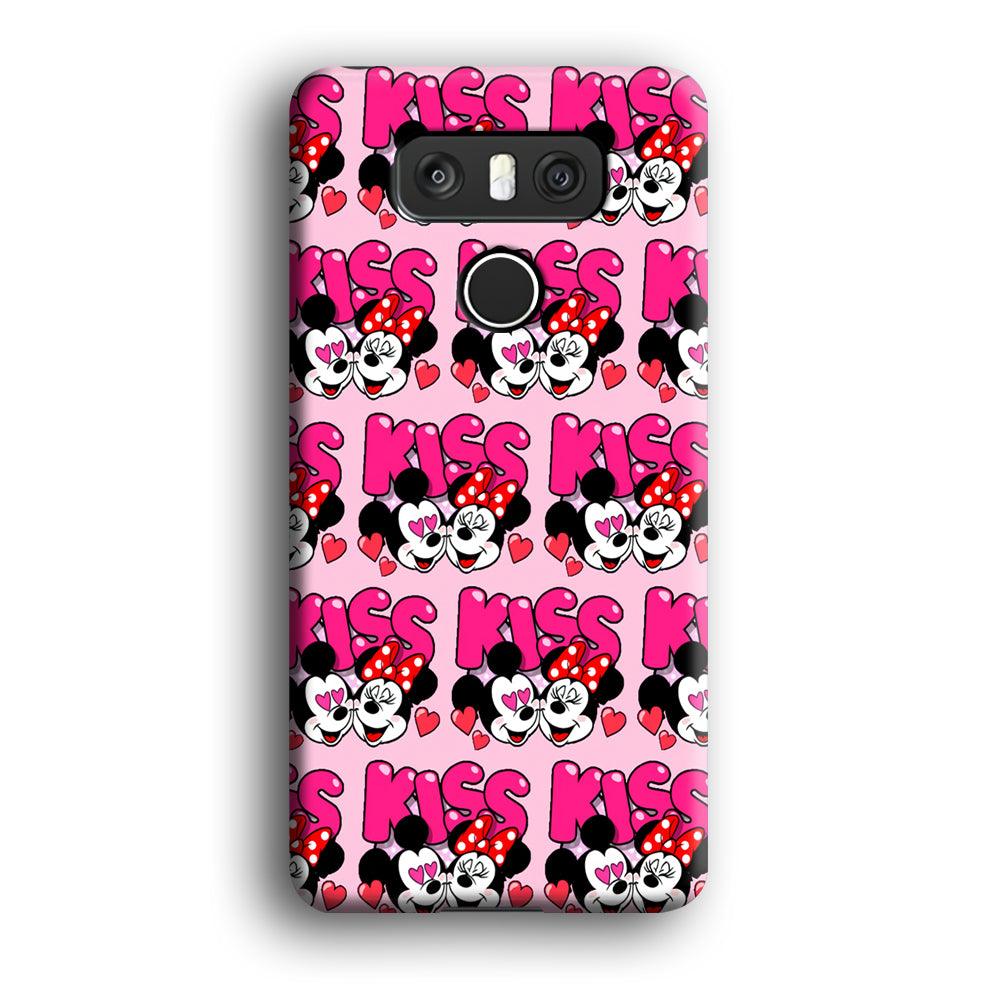 Girly Kiss Mickey Mouse Couple LG G6 3D Case-Xtracase