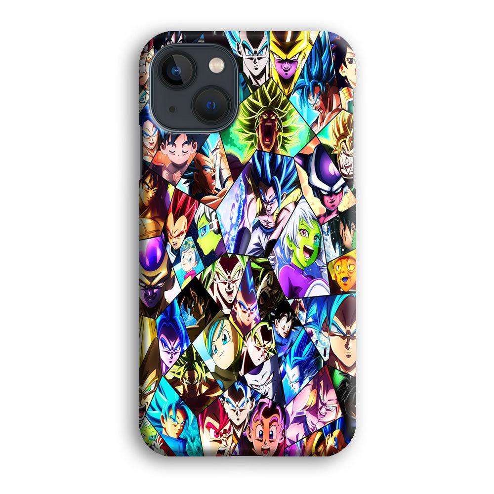 Goku And All Characters iPhone 13 Case-Plastic / Full Wrap (3D Case)-Xtracase