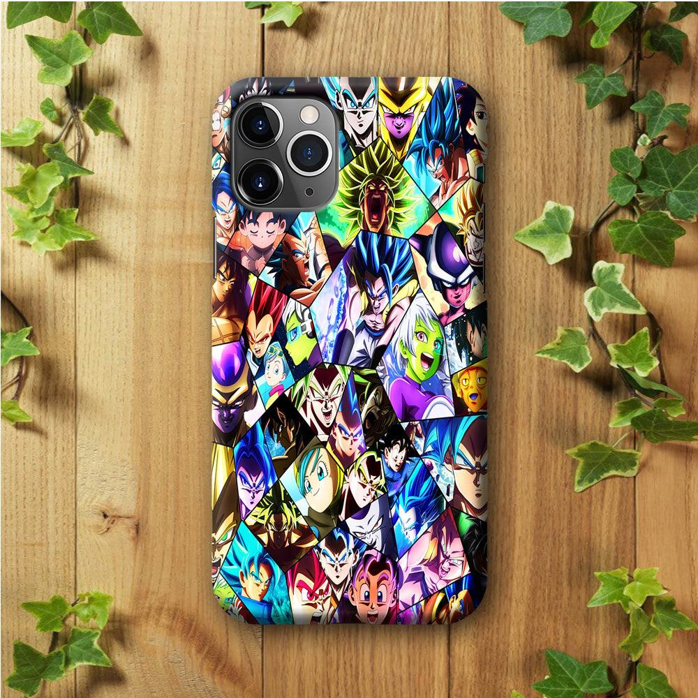 Goku And All Characters iPhone 11 Pro Max Case-Plastic / Full Wrap (3D Case)-Xtracase