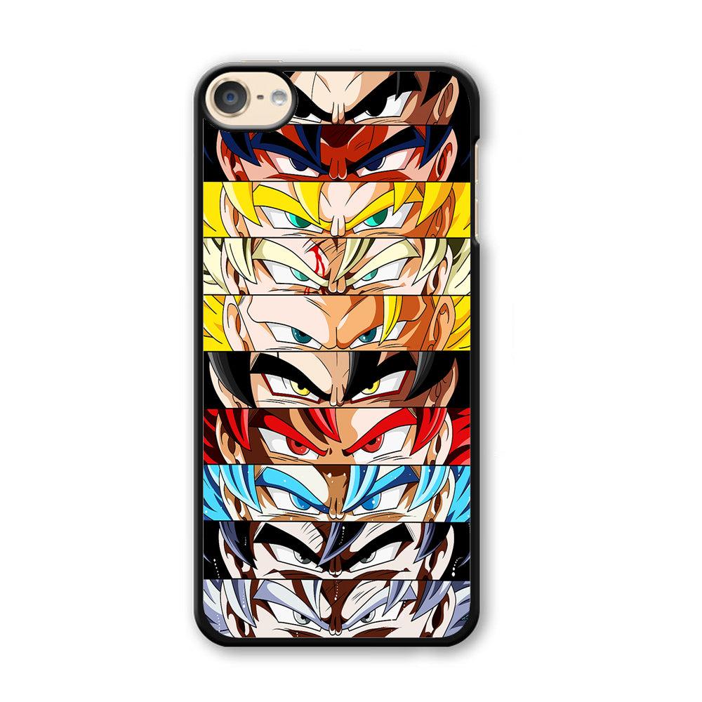 Goku's Eyes Group Dragon Ball iPod Touch 6 Case-Plastic / Black (2D Case)-Xtracase