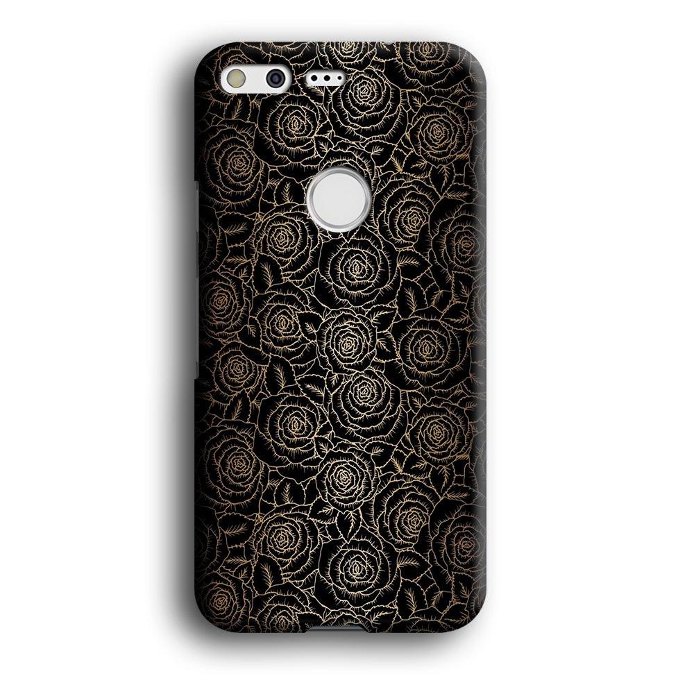 Gold Rose in The Dark Google Pixel XL 3D Case-Xtracase