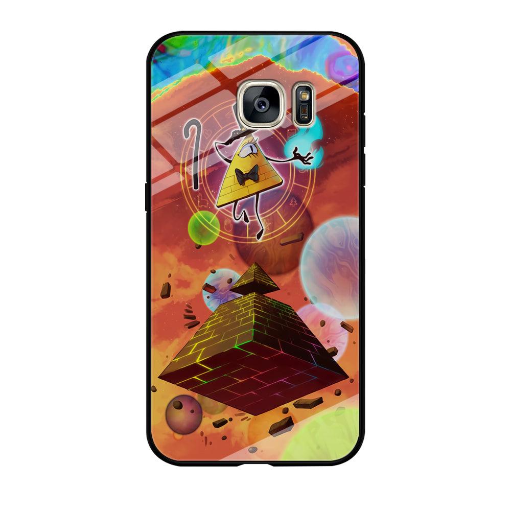 Gravity Falls Bill Cipher Art Samsung Galaxy S7 Case-Tempered Glass Case-Xtracase