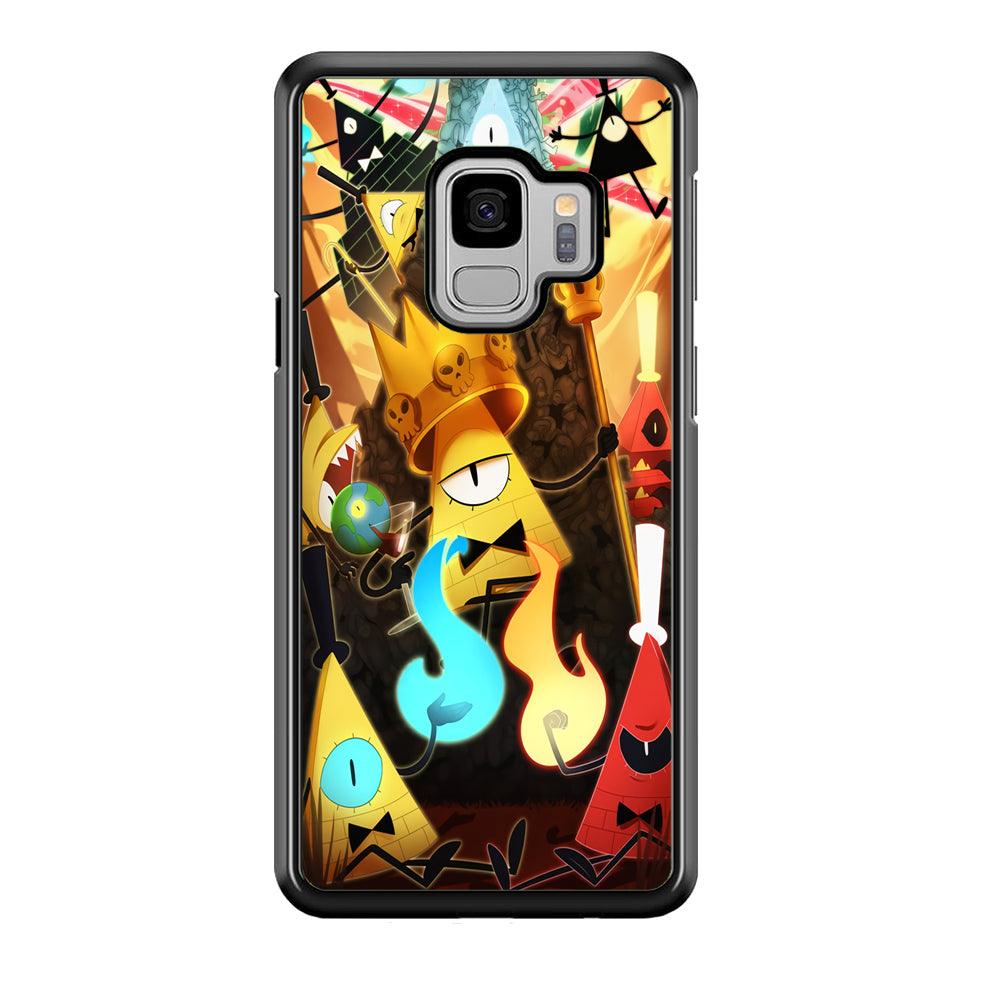 Gravity Falls Bill Cipher King Samsung Galaxy S9 Case-Plastic / Full Wrap (3D Case)-Xtracase