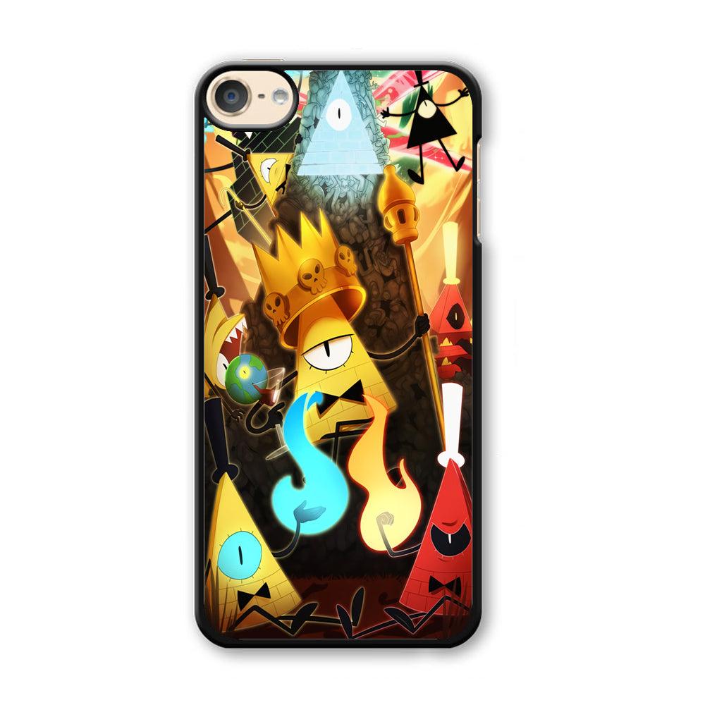Gravity Falls Bill Cipher King iPod Touch 6 Case-Plastic / Full Wrap (3D Case)-Xtracase