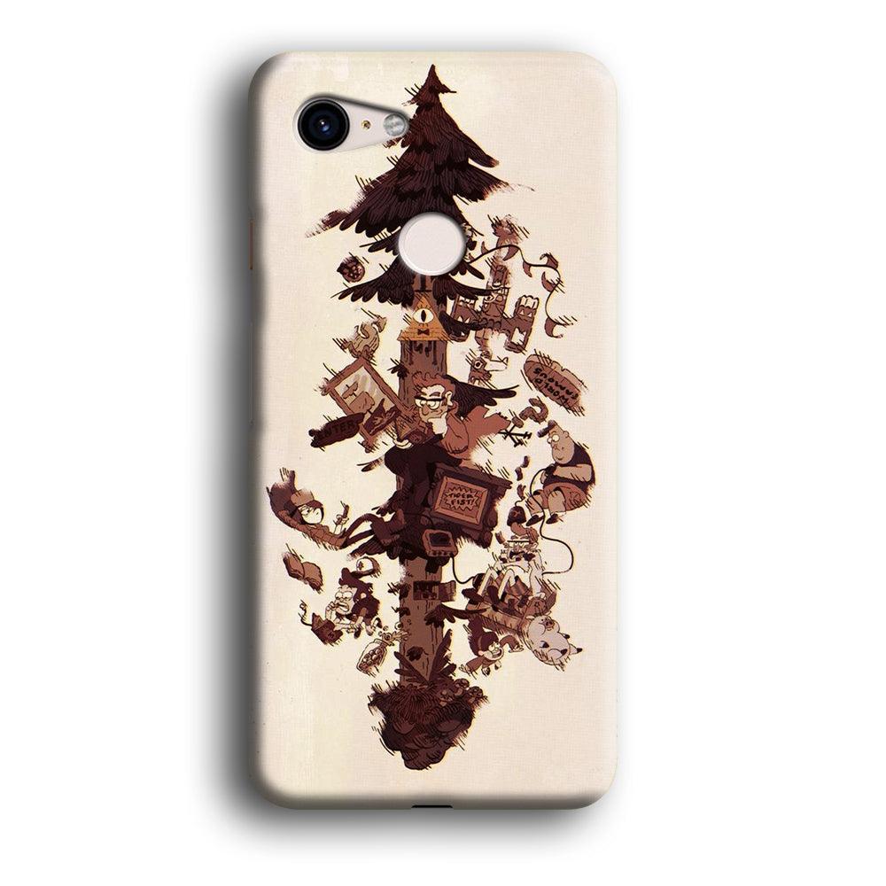 Gravity Falls Family Google Pixel 3 XL 3D Case-Xtracase