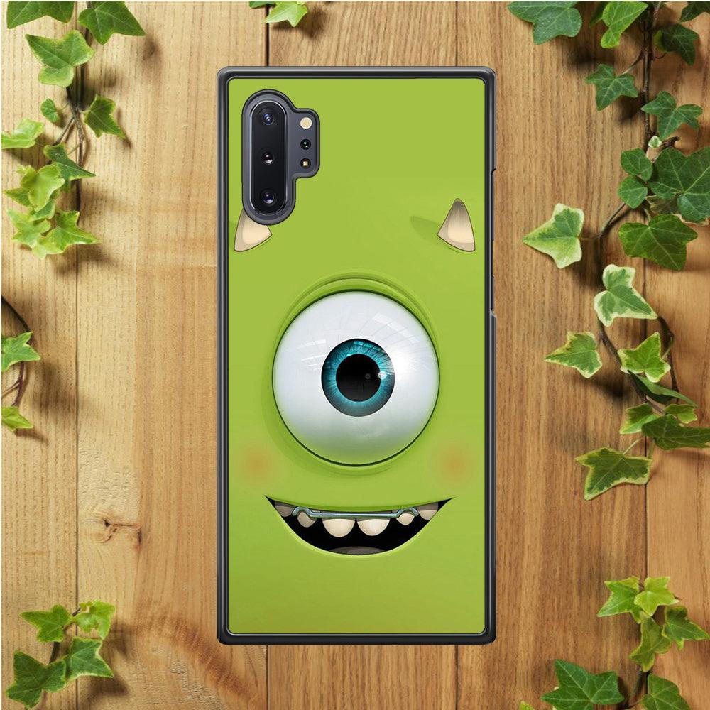 Green Face Monster Samsung Galaxy Note 10 Plus Case-Plastic / Full Wrap (3D Case)-Xtracase
