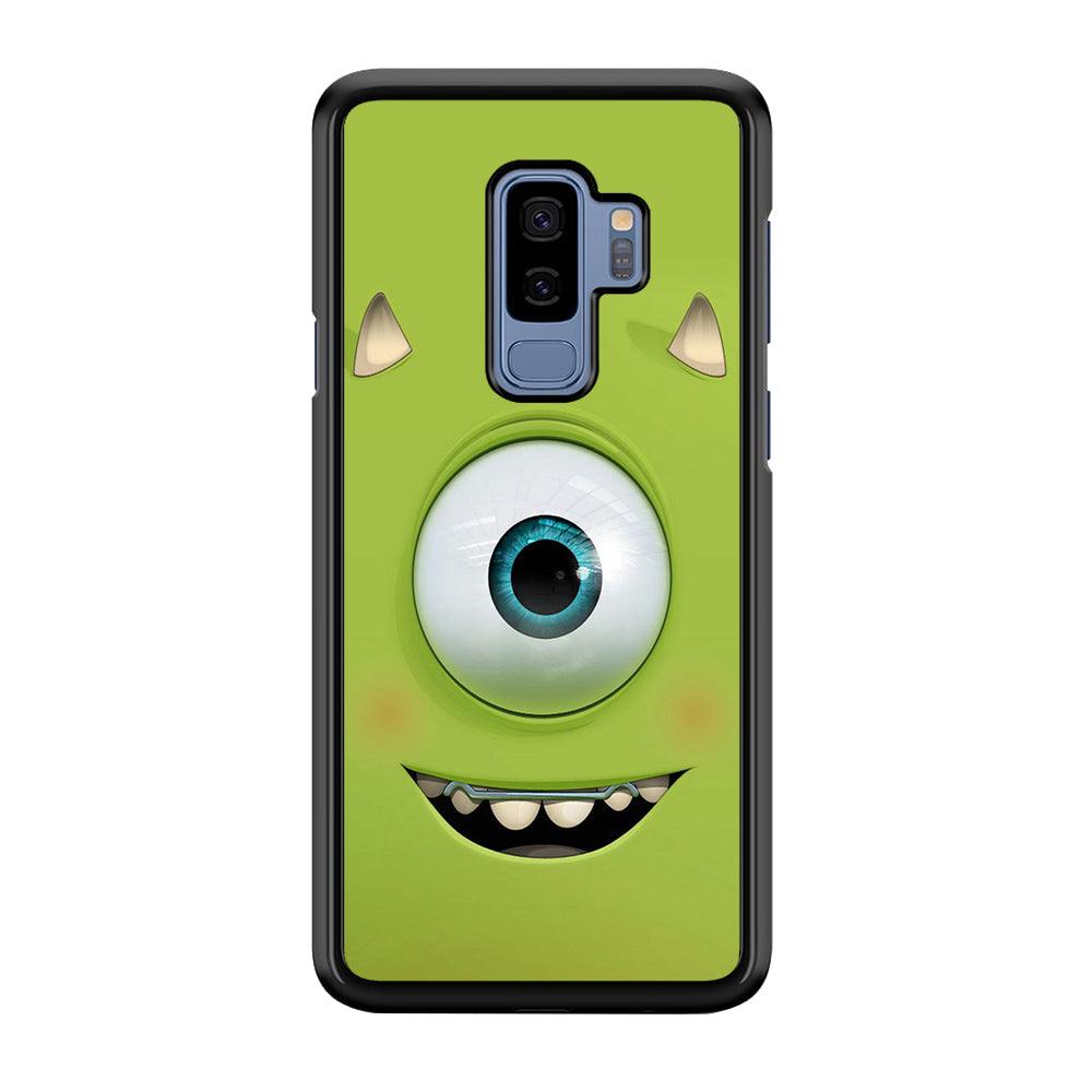 Green Face Monster Samsung Galaxy S9 Plus Case-Plastic / Full Wrap (3D Case)-Xtracase