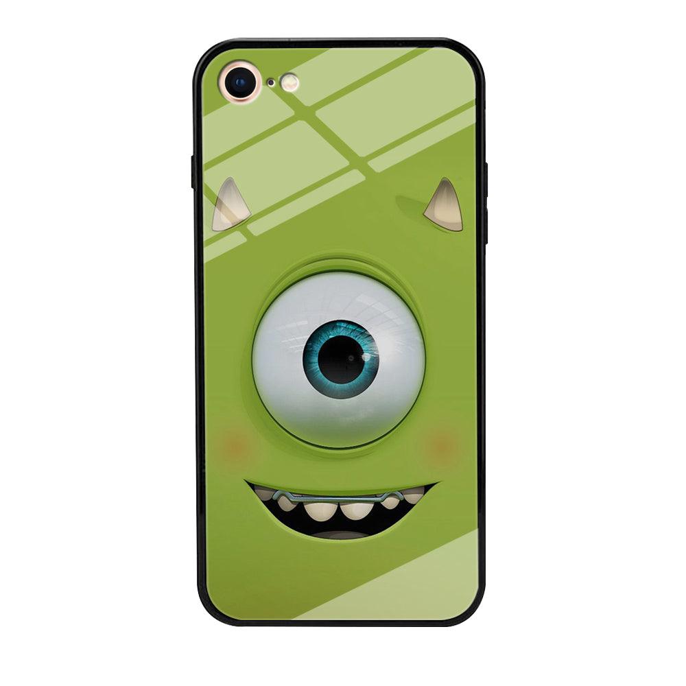 Green Face Monster iPhone 7 Case-Tempered Glass Case-Xtracase