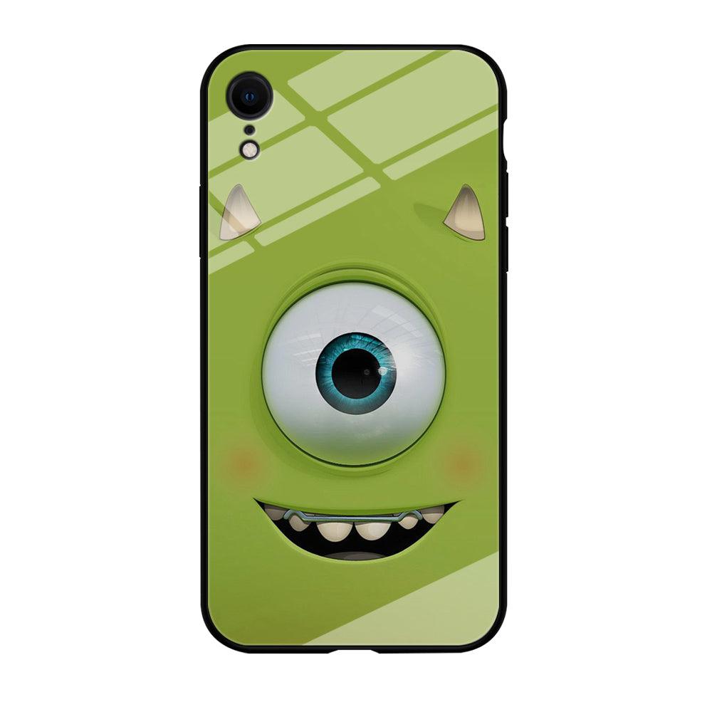Green Face Monster iPhone XR Case-Tempered Glass Case-Xtracase