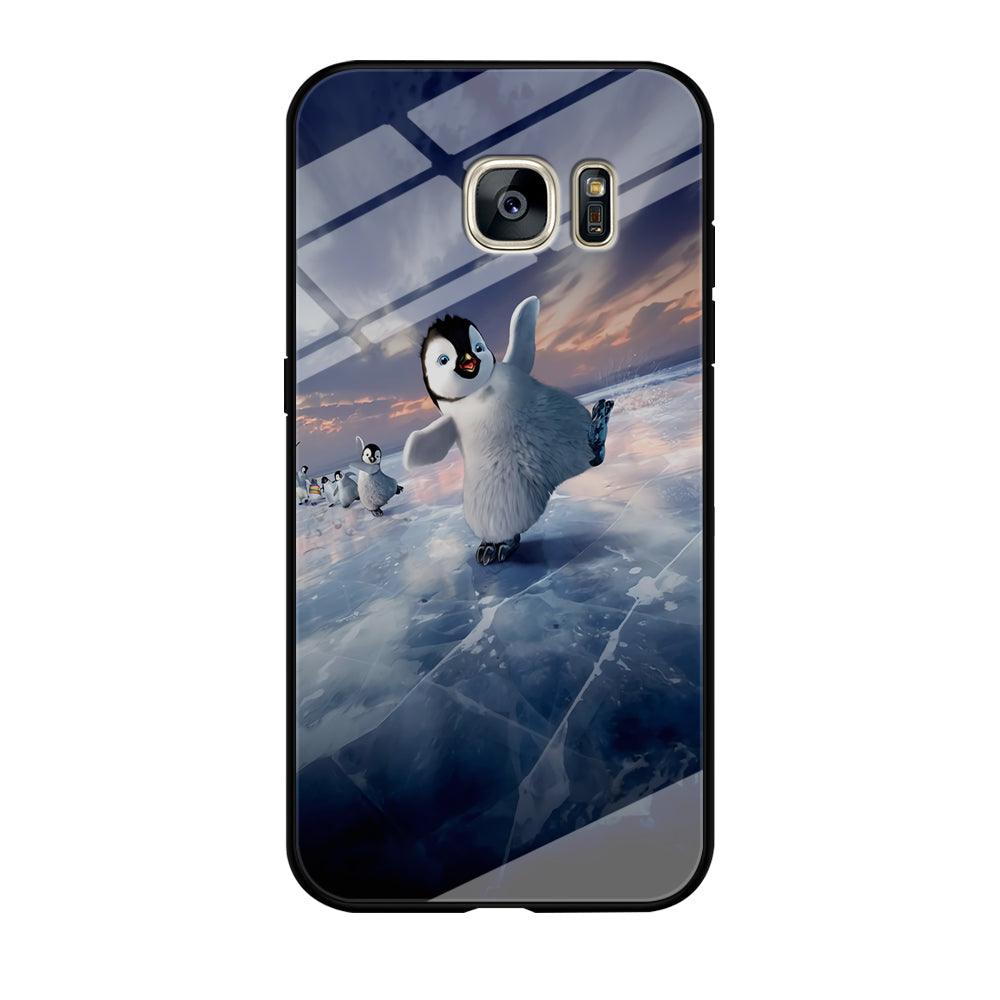 Happy Feet Two Samsung Galaxy S7 Edge Case-Tempered Glass Case-Xtracase