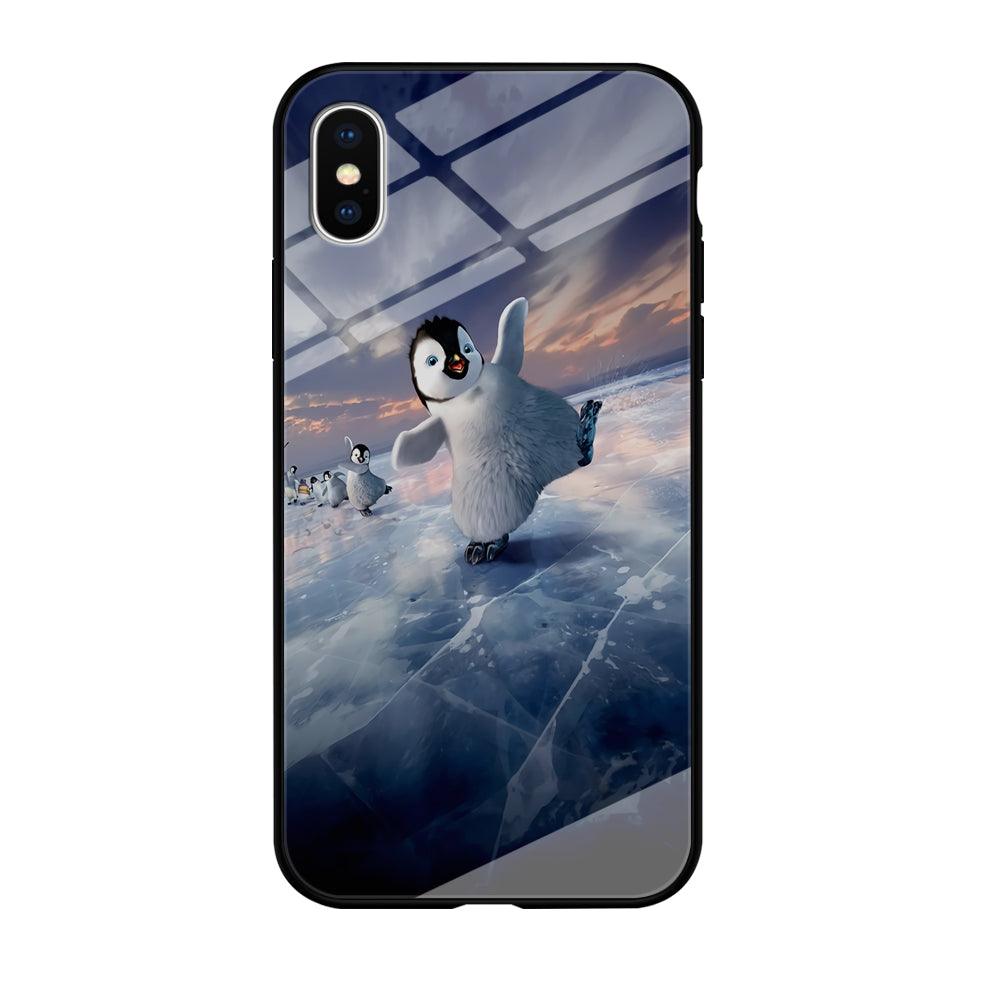 Happy Feet Two iPhone Xs Max Case-Tempered Glass Case-Xtracase
