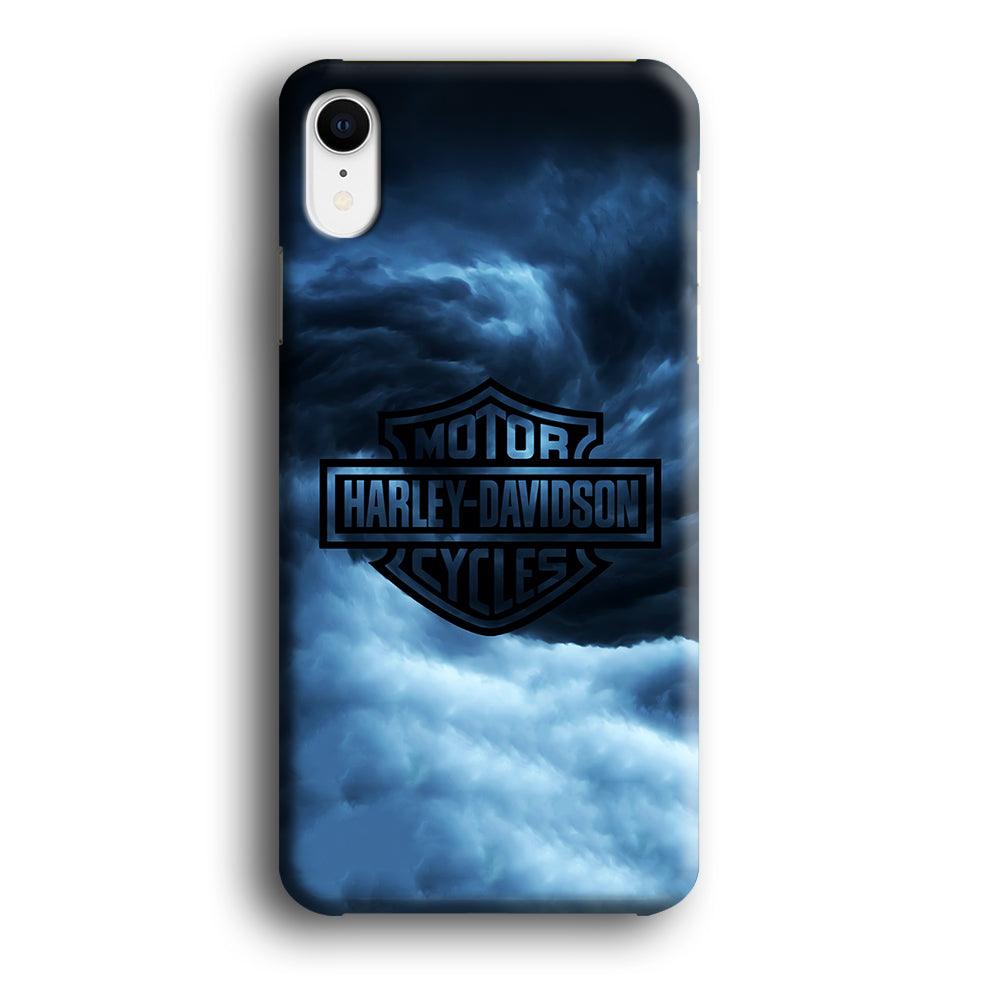 Harley Davidson Cloud iPhone XR Case-Plastic / Full Wrap (3D Case)-Xtracase