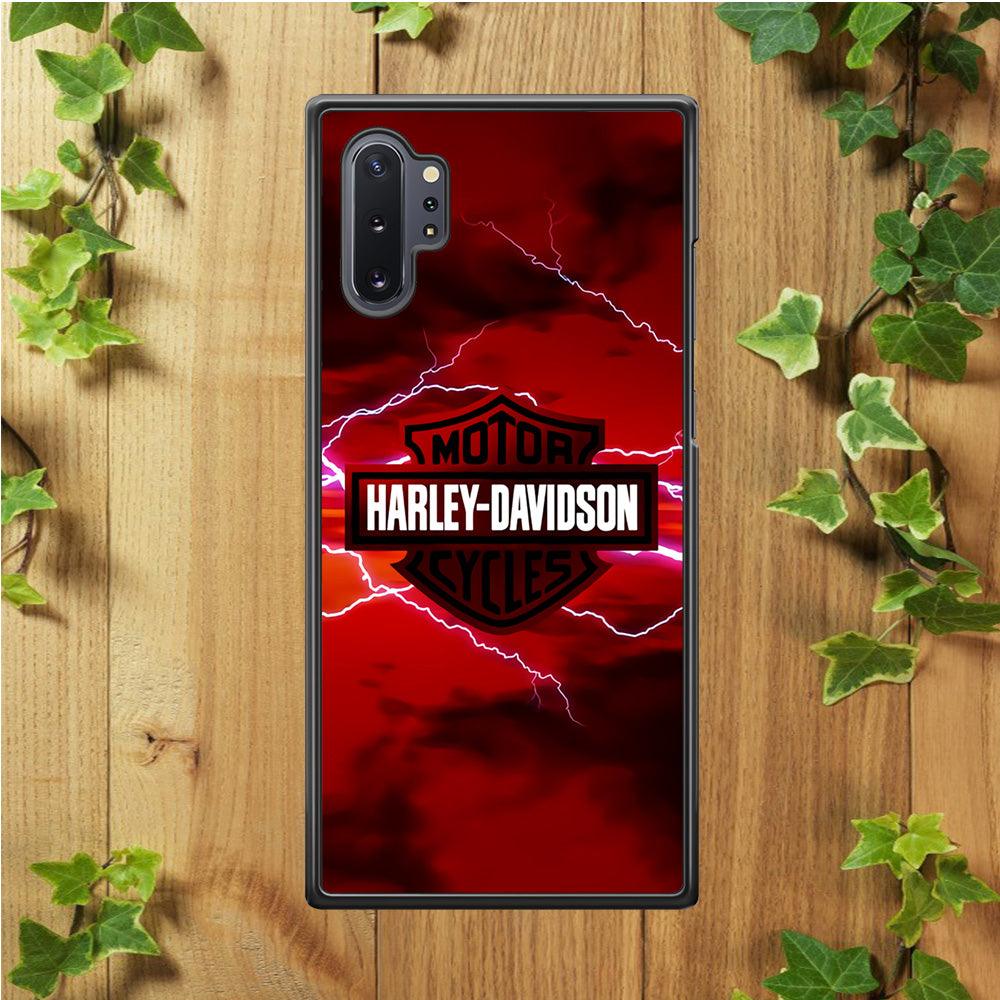 Harley Davidson Red Sky Samsung Galaxy Note 10 Plus Case-Plastic / Full Wrap (3D Case)-Xtracase