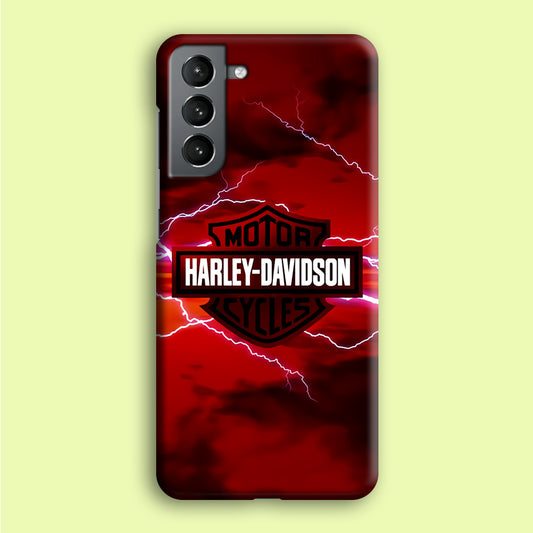 Harley Davidson Red Sky Samsung Galaxy S21 Plus Case