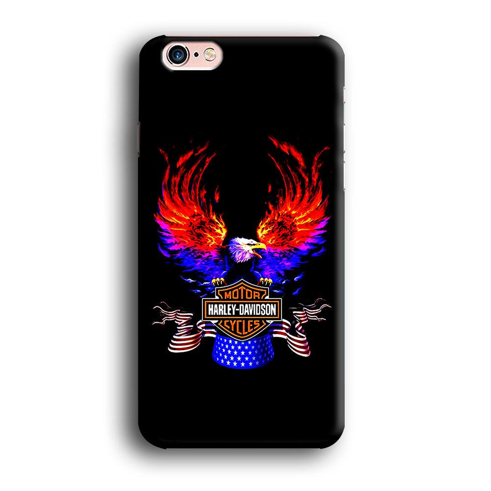Harley Eagle Fire iPhone 6 | 6s Case-Plastic / Full Wrap (3D Case)-Xtracase