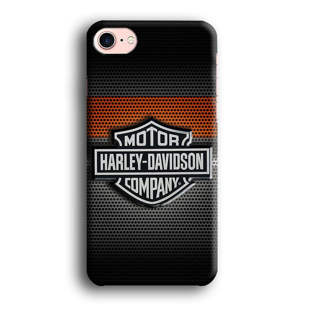 Harley Silver Motif iPhone SE 2020 Case-Plastic / Full Wrap (3D Case)-Xtracase