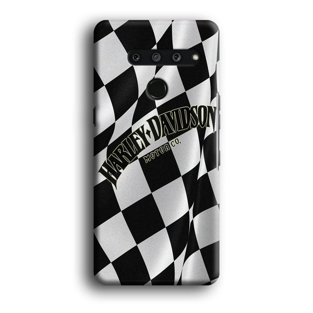 Harley Davidson Black White Flag LG V50 3D Case-Xtracase