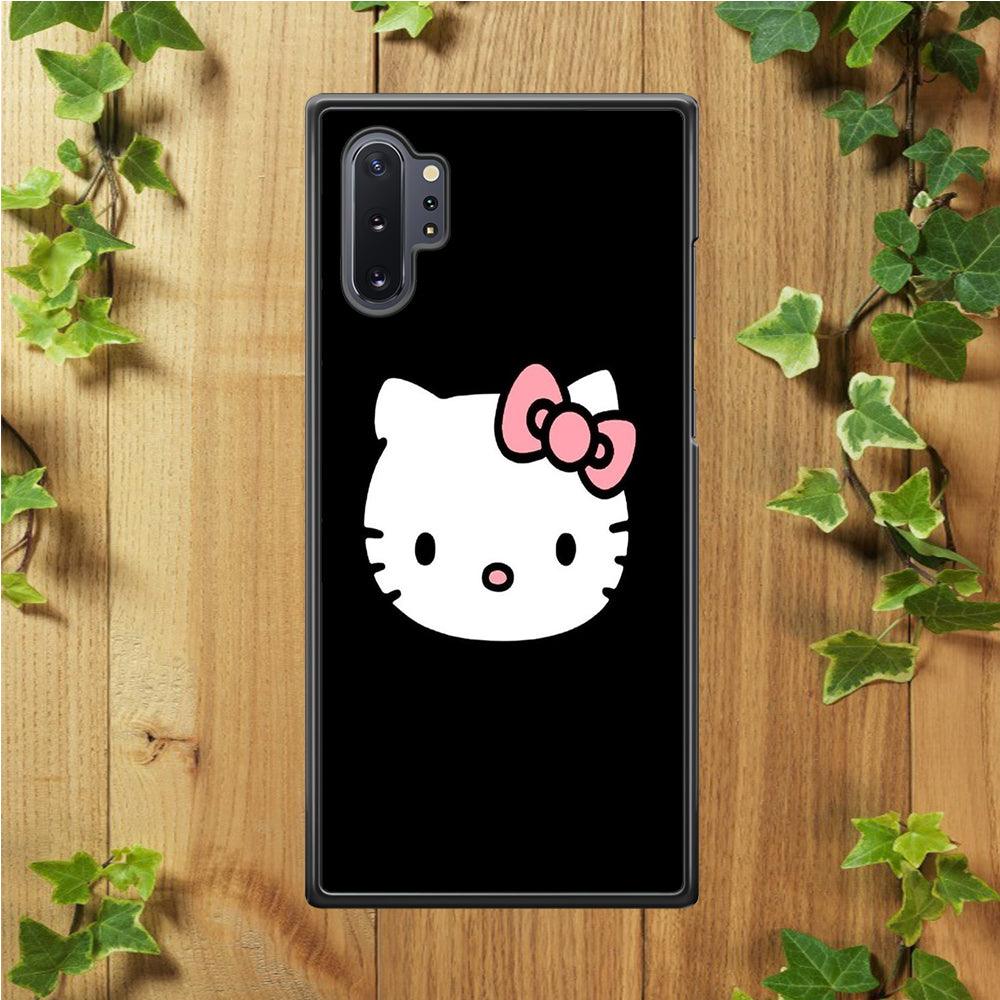 Hello kitty Samsung Galaxy Note 10 Plus Case-Rubber / White (2D Case)-Xtracase