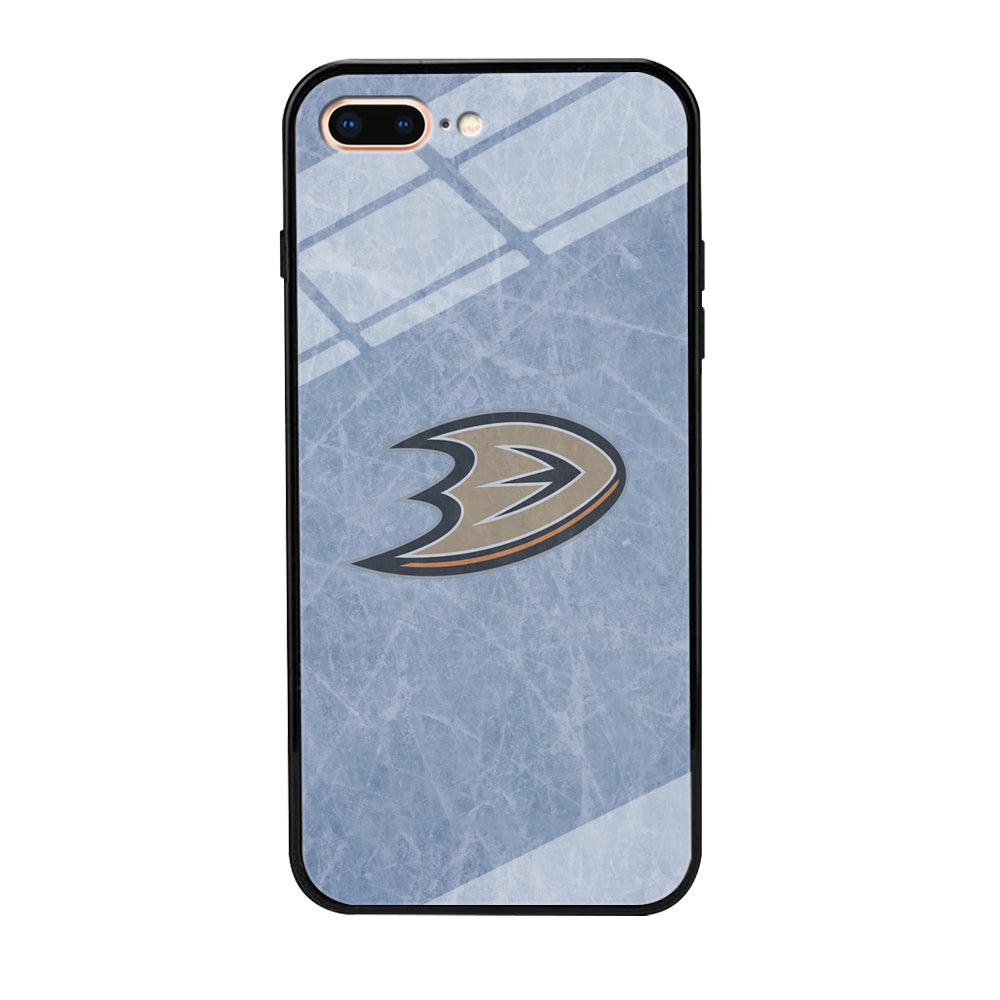 Hockey Anaheim Ducks NHL 001 iPhone 8 Plus Case-Tempered Glass Case-Xtracase