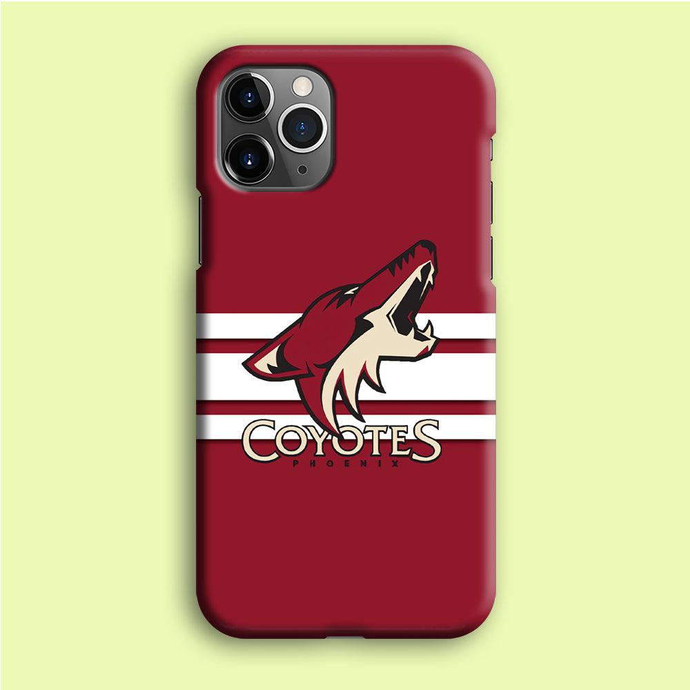 Hockey Arizona Coyotes NHL 001 iPhone 12 Pro Max Case-Plastic / Full Wrap (3D Case)-Xtracase