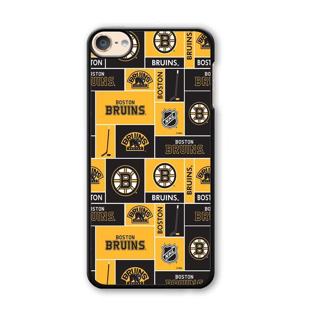 Hockey Boston Bruins NHL 001 iPod Touch 6 Case-Plastic / Full Wrap (3D Case)-Xtracase