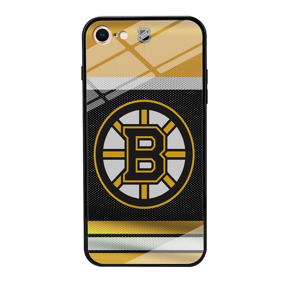 Hockey Boston Bruins NHL 002 iPhone 8 Case-Tempered Glass Case-Xtracase