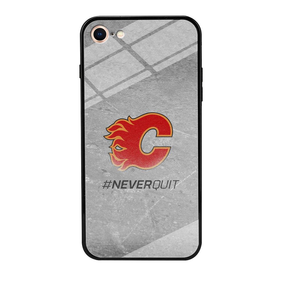 Hockey Calgary Flames NHL 001 iPhone 7 Case-Plastic / Full Wrap (3D Case)-Xtracase