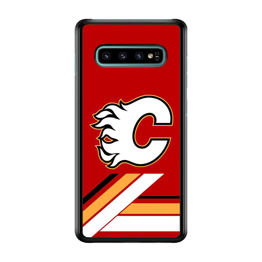 Hockey Calgary Flames NHL 002 Samsung Galaxy S10 Plus Case-Plastic / Full Wrap (3D Case)-Xtracase