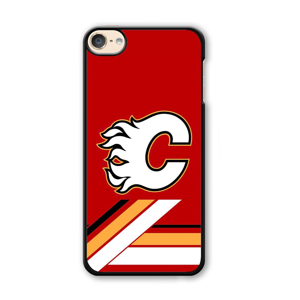 Hockey Calgary Flames NHL 002 iPod Touch 6 Case-Plastic / Full Wrap (3D Case)-Xtracase