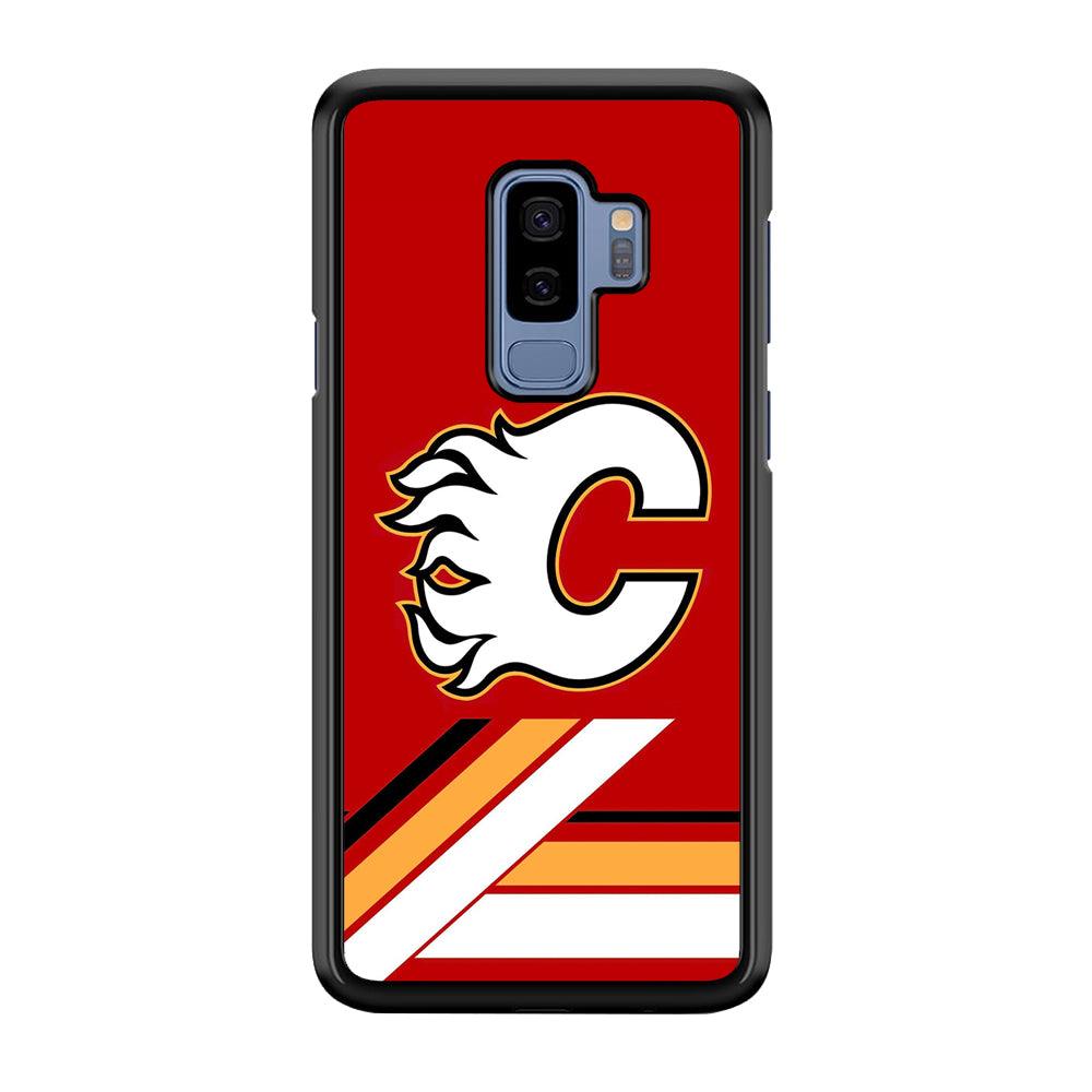 Hockey Calgary Flames NHL 002 Samsung Galaxy S9 Plus Case-Plastic / Full Wrap (3D Case)-Xtracase