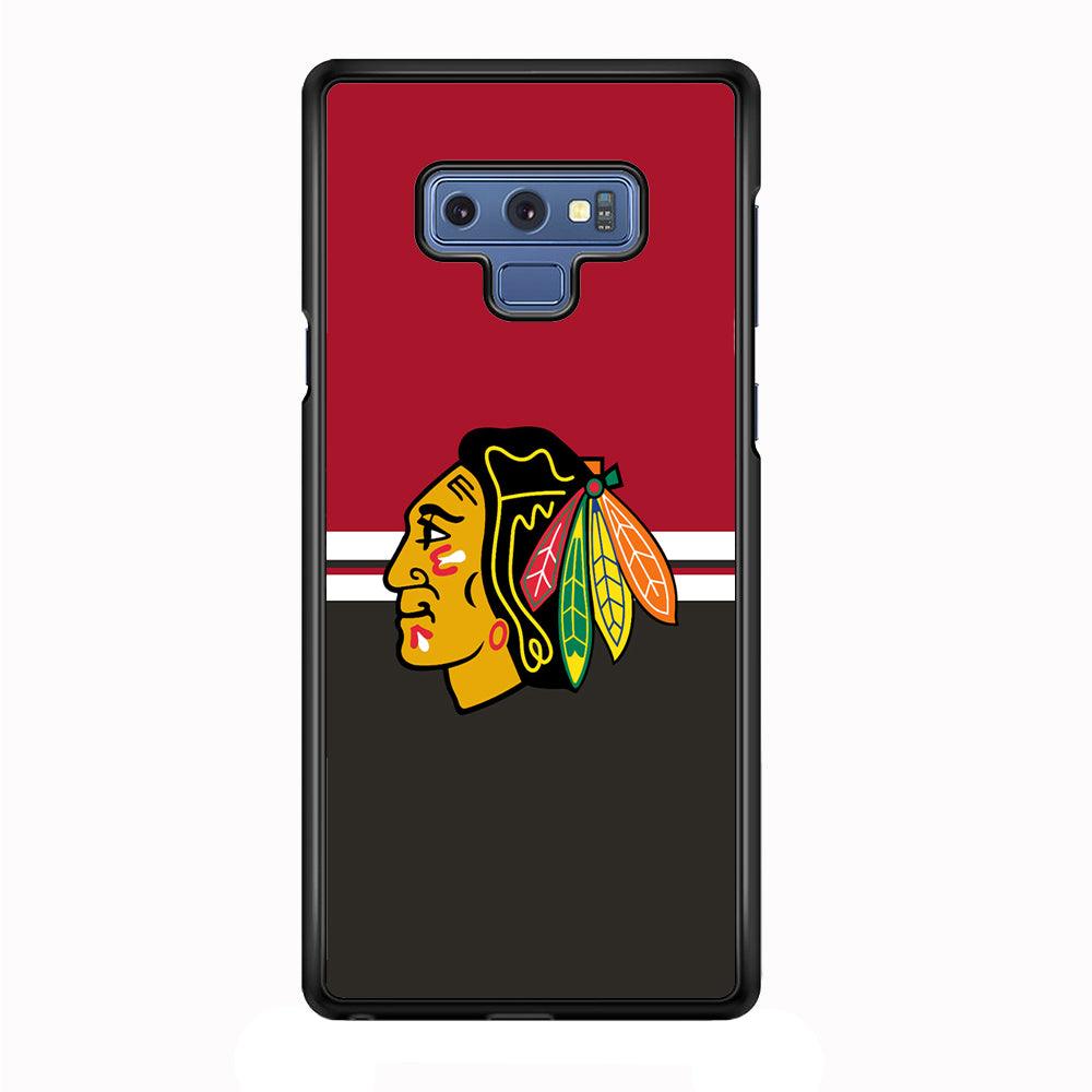 Hockey Chicago Blackhawks NHL 001 Samsung Galaxy Note 9 Case-Plastic / Full Wrap (3D Case)-Xtracase