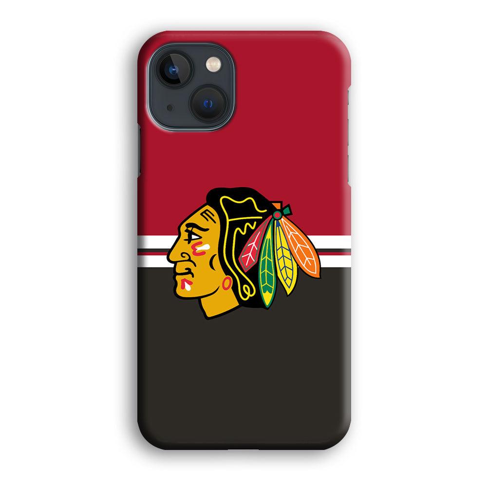 Hockey Chicago Blackhawks NHL 001 iPhone 13 Case-Plastic / Full Wrap (3D Case)-Xtracase