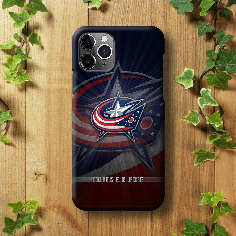 Hockey Columbus Blue Jackets NHL 002 iPhone 11 Pro Max Case-Plastic / Full Wrap (3D Case)-Xtracase