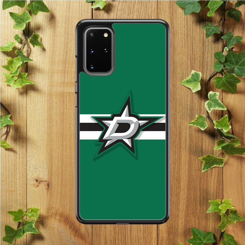 Hockey Dallas Stars NHL 002 Samsung Galaxy S20 Plus Case-Rubber / White (2D Case)-Xtracase