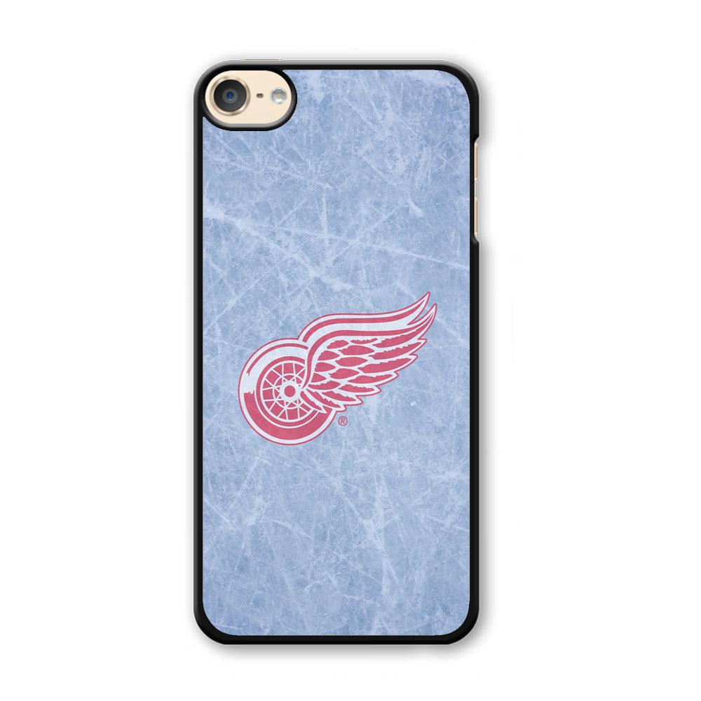 Hockey Detroit Red Wings NHL 001 iPod Touch 6 Case-Plastic / Full Wrap (3D Case)-Xtracase