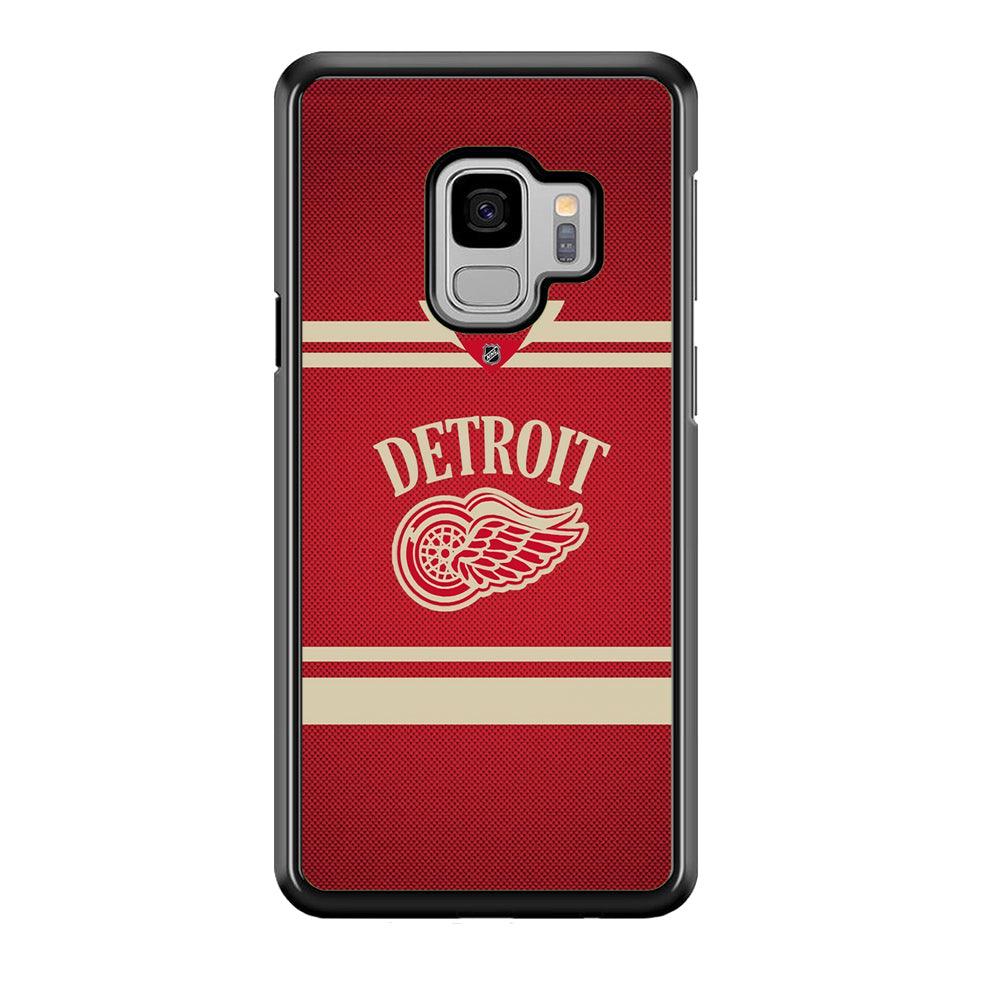 Hockey Detroit Red Wings NHL 002 Samsung Galaxy S9 Case-Plastic / Full Wrap (3D Case)-Xtracase
