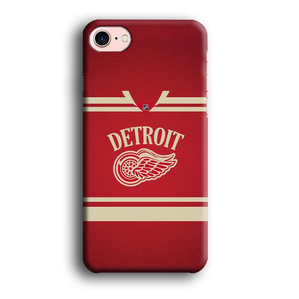 Hockey Detroit Red Wings NHL 002 iPhone SE 2020 Case-Plastic / Full Wrap (3D Case)-Xtracase