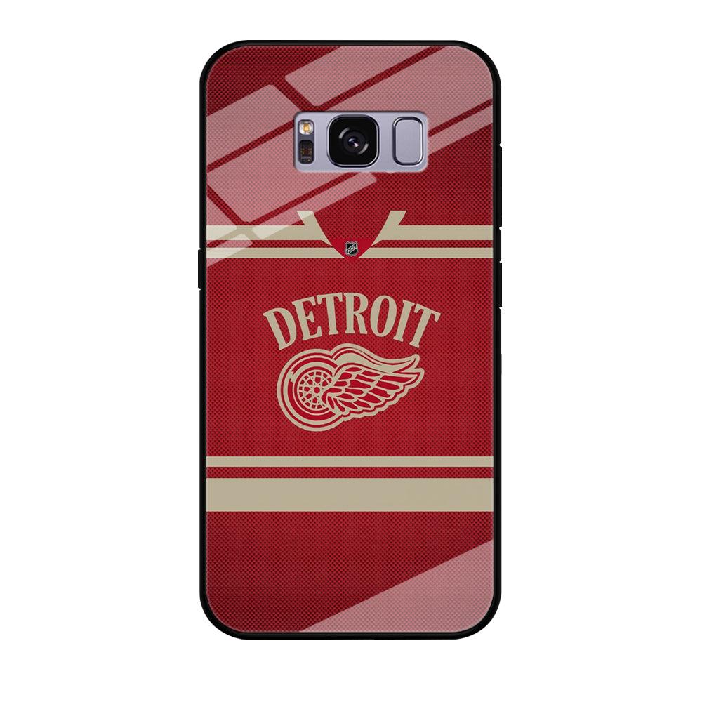 Hockey Detroit Red Wings NHL 002 Samsung Galaxy S8 Plus Case-Tempered Glass Case-Xtracase