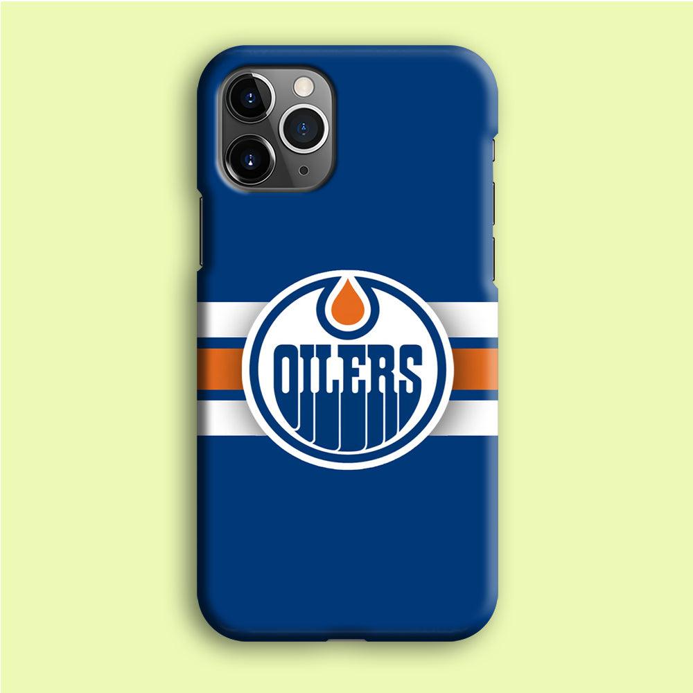 Hockey Edmonton Oilers NHL 001 iPhone 12 Pro Case-Plastic / Full Wrap (3D Case)-Xtracase