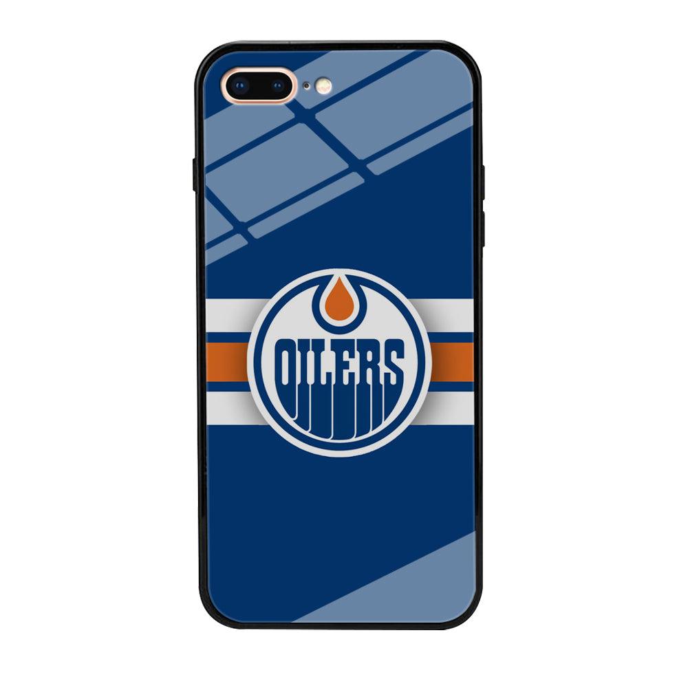 Hockey Edmonton Oilers NHL 001 iPhone 8 Plus Case-Tempered Glass Case-Xtracase