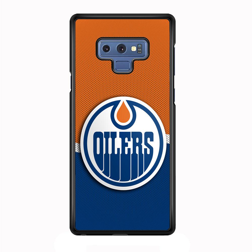 Hockey Edmonton Oilers NHL 002 Samsung Galaxy Note 9 Case-Plastic / Full Wrap (3D Case)-Xtracase