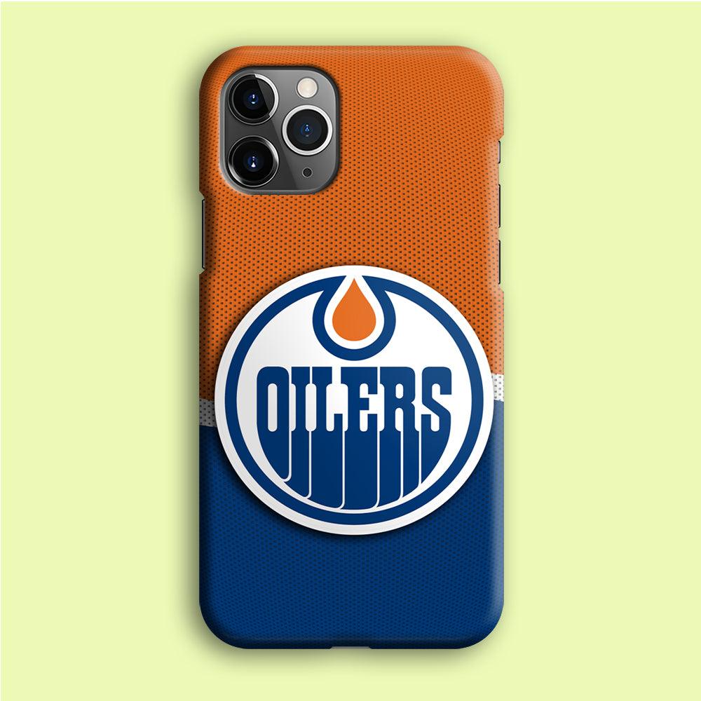 Hockey Edmonton Oilers NHL 002 iPhone 12 Pro Case-Plastic / Full Wrap (3D Case)-Xtracase