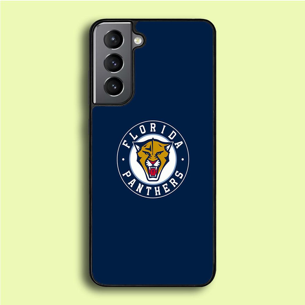 Hockey Florida Panthers NHL 001 Samsung Galaxy S21 Plus Case-Rubber / Black (2D Case)-Xtracase