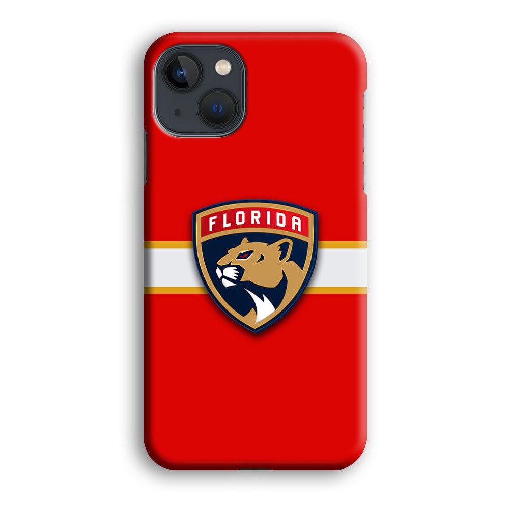 Hockey Florida Panthers NHL 002 iPhone 13 Mini Case-Plastic / Full Wrap (3D Case)-Xtracase